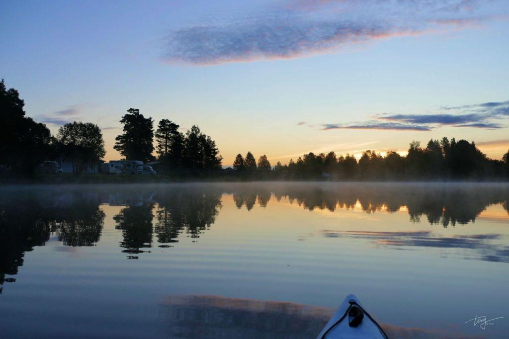 Stilla vatten en fin tur för paddling. Foto: Terry Forrest
